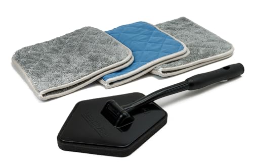 Autofiber The Reacher Glass Cleaning Kit w/Glass Flip Towels (Smooth/Twist)
