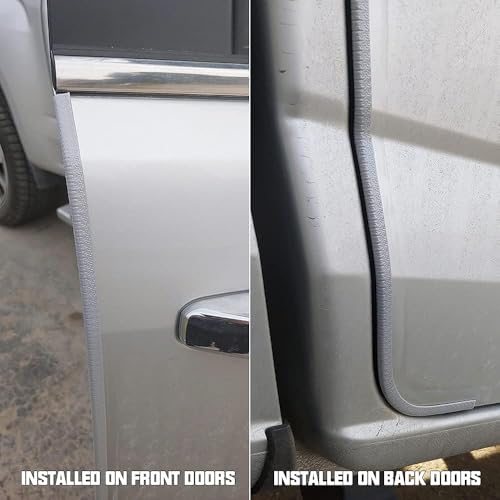 Winunite 32.8ft(10m) Car Door Edge Guards Light Gray– Fits Most Vehicles, No Glue, U-Shaped, Built-in Metal Clips, Scratch and Chip Resistant – Reduces Dings in Parking Lots - color: gray, size: 32-4/5Ft