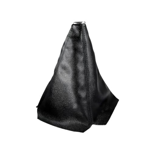 Ohleats Car Shift Knob Dust Cover, Automotive Shifter Boot Sleeve Replacement, Manual/Automatic Gear Shift Cover for Most Car Truck SUV, Universal Interior Car Accessories (Leather, Black) - color: Leather, Black