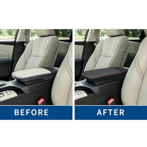 Compatible with Center Console Armrest Cover for Toyota Avalon 2013 2014 2015 2016 2017 2018 Leather Arm Rest Storage Box Lids Cushion Protector Pad - size: Avalon 2013-2018