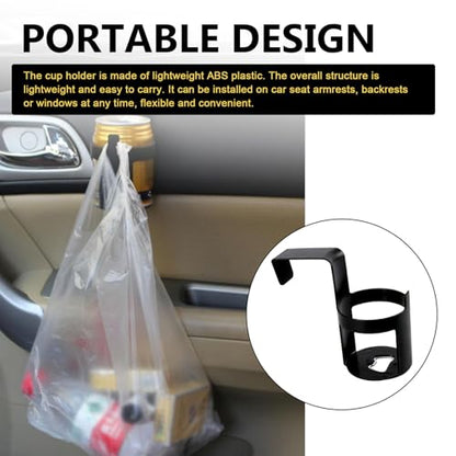 2 PCS Car Cup Holder, Portable Auto Drink Holder Expander, Anti-slip Vehicle Beverage & Cup Storage, Universal for Most Cars (Black #11) - color: Black #11