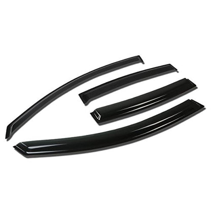 Auto Dynasty Rain Guards Tape-On Compatible with 2006-2008 VW Passat B6 B7 Window Vent Visor Deflector 4Pcs - size: 06-08 Volkswagen Passat