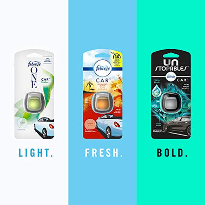 Febreze Car Air Fresheners, Gain Original Scent, Odor Fighter for Strong Odors Car Vent Clips (2 Count) - size: 1 Count (Pack of 2)