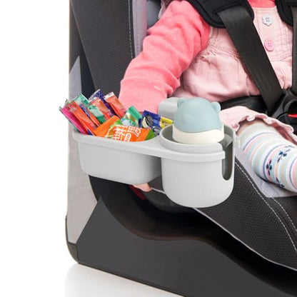 Accmor Child Cup Holder Snack Tray for Convertible Car Seats, Universal Child Cup Holder Compatible with Most Baby Car Seat Models - color: Gray