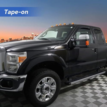 Window Visors Rain Guards for 1999-2016 Ford F250 F350 F450 Super Duty SuperCab, Out-Channel Window Vent Wind Deflectors Visors Shades for 99-16 F-250 F-350 F-450 Extended Cab - size: 1999-2016 F250-f450 Supercab