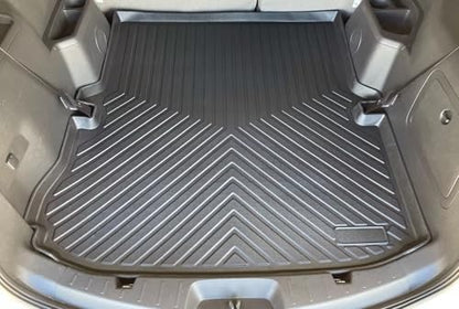 Cargo Liner for Ford Explorer 2011-2019 – Weather-Resistant Protection Trunk Mat for SUV with Raised Lip–Non-Slip Car Trunk Tray Rubber–Easy to Install–3D Shaped Laser Pre-Cut Design