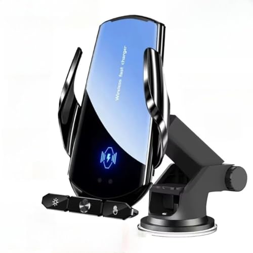 15W Car Wireless Charger Auto Magnetic Air Vent Phone Holder for iPhone 17 16 15 14 13 12 Samsung Xiaomi Induction Fast Charging Station (Black with Sucker) - color: Black with sucker