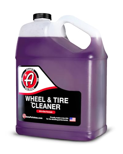 Adam's Polishes Wheel & Tire Cleaner Gallon - Professional All in One Tire & Wheel Car Wash Wheel Well Cleaning Spray for Car Detailing | Safe On Most Rim Finishes - size: 128 fl. oz (Gallon)