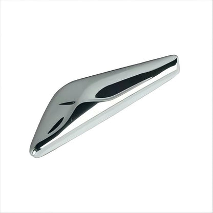 New 2 PCS Front Fender Chrome Finisher Trim Right Left Side Fit For X3 F25 X4 F26 2013-2017 Replaces 51117338570 51117338569