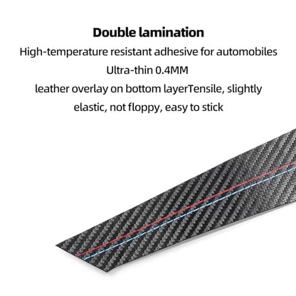 Betterhumz Car Central Instrument Dashboard Cover Trim Compatible with BMW G20 G28 G42 G23 3 4 Series 318i 320i 330i M340i 2020-2023 Car Interior Accessories PVC Leather B - size: Leather B