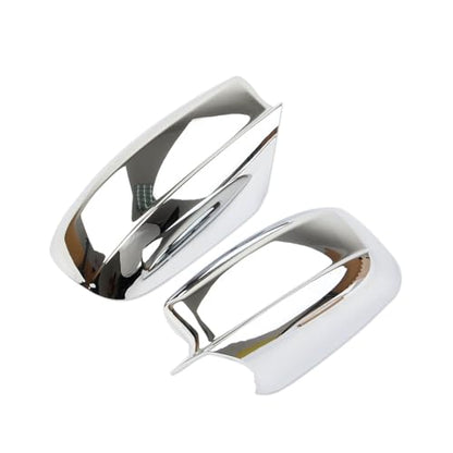 Crosselec Carbon Fiber Side Door Mirror Cover Molding Trim for Dodge Charger 2011-2021 (Chrome-Replacement) - color: Chrome-Replacement