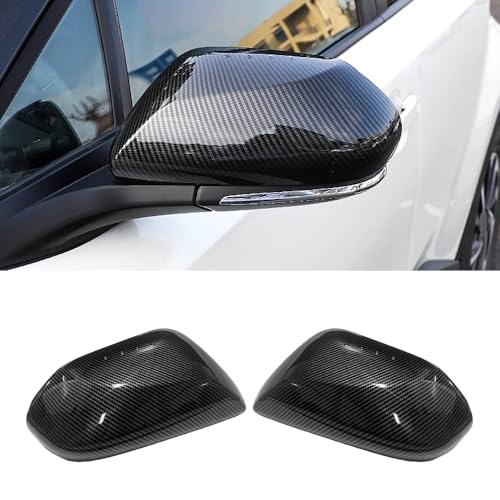MAXDOM Side Mirror Caps Compatible with Toyota Camry (Carbon Fiber Pattern-Orginal Style, 2018-2025) - color: Carbon Fiber Pattern-Orginal Style