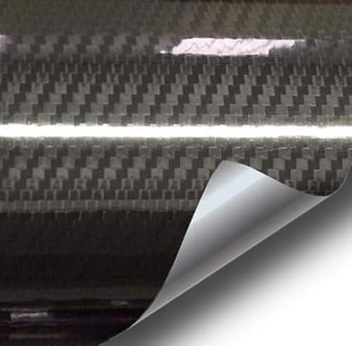 VViViD Epoxy High Gloss Carbon Fiber Automotive Vinyl Wrap (2ft x 5ft, Black) - color: Black, size: 2ft x 5ft