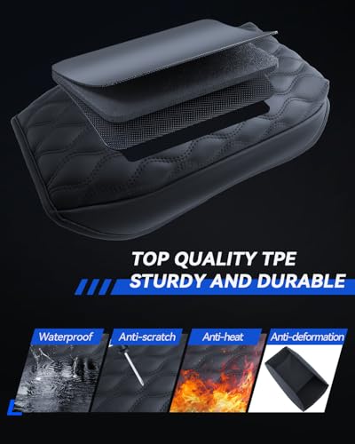 Armrest Cover for Outback & Legacy 2020-2024 2025 Accessories Center Console Middle Lid Pad Protector for Car Elbow Rest-Thickened - size: for 2020-2025 Outback&Legacy
