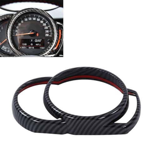 For Accessories Car Dashboard Cover Trims, Carbon Fiber Dashboard Panel Frame Cover Trim for Hatchback F54 F55 F56 F57