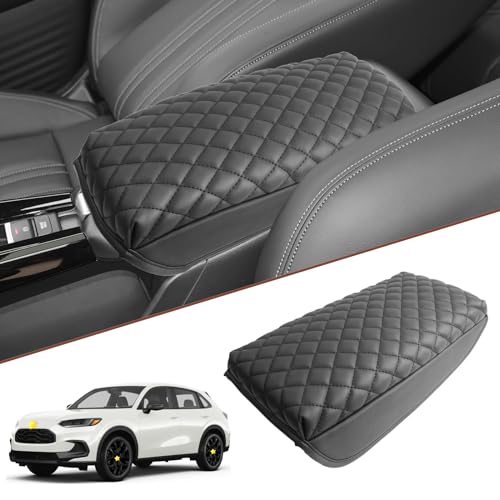 SKTU 2023 2024 2025 2026 2027 HR-V Center Console Cover for 2023-2027 Honda HR-V Armrest Cover Honda HRV 2024 2025 2026 2027 Accessories 2023-2027 HR-V (LX/Sport/EX-L) Center Console Cushion - color: for 2023-2027 HR-V