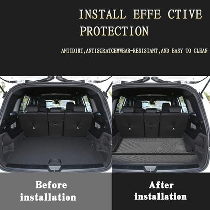 Custom Fit for Cargo Liner 2020-2025 Mercedes Benz GLB 200 250 5/7 Passenger (5 Passenger Only fits in Upper Position) - TPE All Weather Duty Waterproof Rear Cargo Tray Trunk Floor Mat - color: 2020-2025 Mercedes Benz GLB