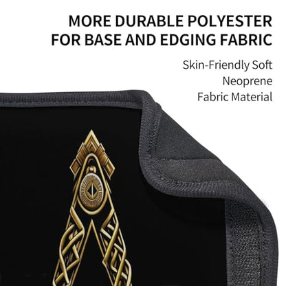 Master Mason Masonic 2 PCS Car Seat Belt Pad Cover for Adults, Suitable for Car Seat Belt Backpack Shoulder Bag - color: Master Mason Masonic