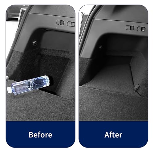 Tesla Model Y Juniper Rear Trunk Storage Bins 2025 2026 Tesla Model Y Juniper Trunk Organizer Storage Box with Cover TPE Tesla Model Y Juniper Accessories