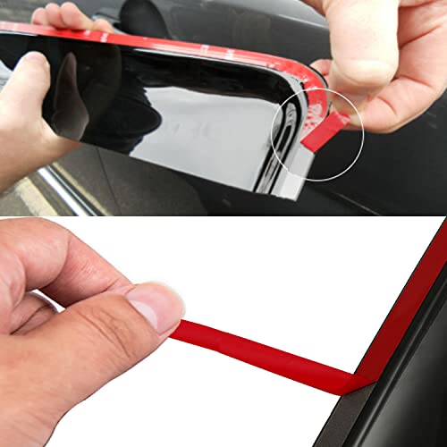 Side Window Visors rain Guards Vent Deflectors for Honda CRV (CR-V) 2017 2018 2019 2020 2021 2022 LX EX EX-L Touring - size: Compatible with Honda CR-V 2017-2022