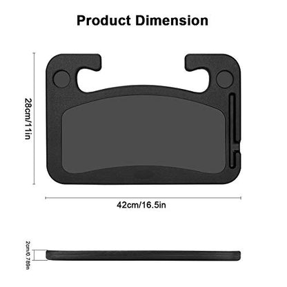 XINDELL Steering Wheel Tray - Food Tray for Eating & Laptop Holder Vehicle Travel Accessories, Front Seat Desk Car Organizer, Compatible with Honda, Jeep, Nissan, Ford, Truck & Van Interiors