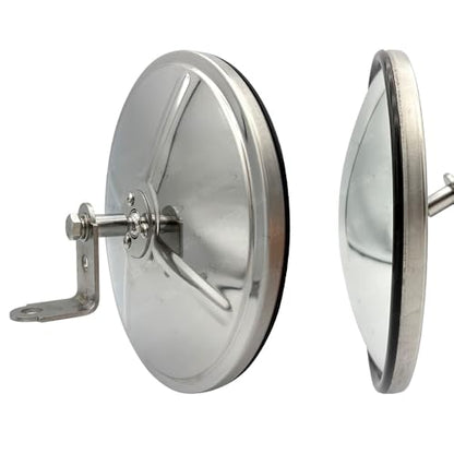 7.5 Inch Convex Mirror Round Blind Spot For Isuzu NPR NQR NRR Mitsubishi Fuso Canter Hino Truck Bus Atv Utv Adjustable Bracket - color: 7.5" Convex Mirror