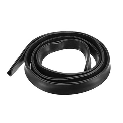 uxcell Edge Trim U Seal Extrusion, Silicone Black U Channel Edge Protector Sheet Fits 1/8-13/64inch Edge 1M/3.28Ft Length - size: 1000mmx8mmx15mm
