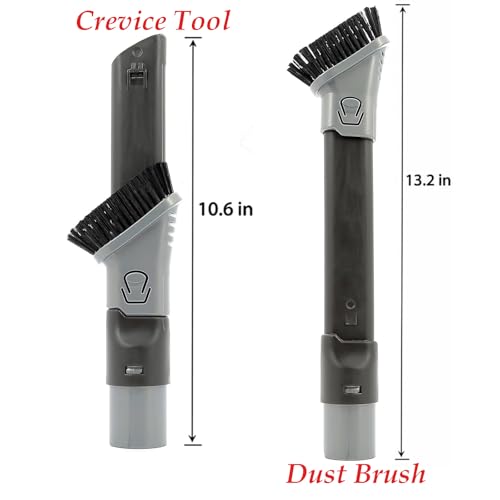 Qualtex 2 in 1 Duster Crevice Tool Compatible with Shark NV752, NV600, NV650, NV680, NV340, HV301, HV322, HV300, HV320, NV480, NV800, NV151, LA502, AZ2001, HZ2002