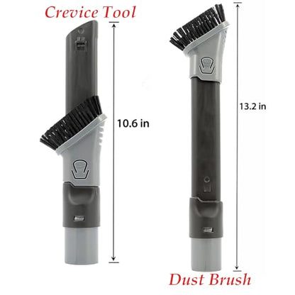 Qualtex 2 in 1 Duster Crevice Tool Compatible with Shark NV752, NV600, NV650, NV680, NV340, HV301, HV322, HV300, HV320, NV480, NV800, NV151, LA502, AZ2001, HZ2002