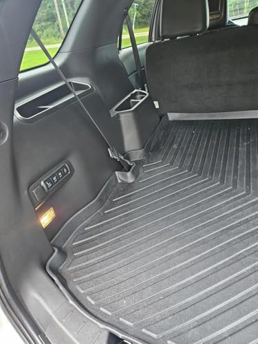 Cargo Liner for Ford Explorer 2011-2019 – Weather-Resistant Protection Trunk Mat for SUV with Raised Lip–Non-Slip Car Trunk Tray Rubber–Easy to Install–3D Shaped Laser Pre-Cut Design