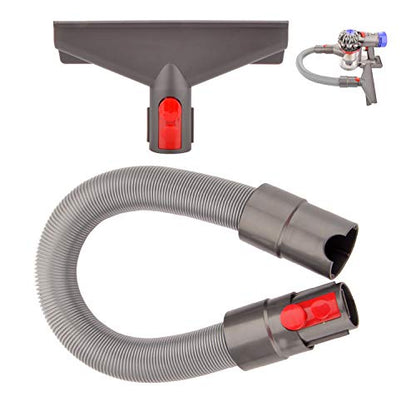 Fullclean Mattress Tool and Extension Flexible Hose Kit Compatible with Dyson Gen 5 V15 V15s V12 V11 V10 V9 V7 V8 Absolute Detect Torque Drive Cyclone Cordless Handheld Vacuum Cleaner - size: C:mattress Tool+flexible Hose