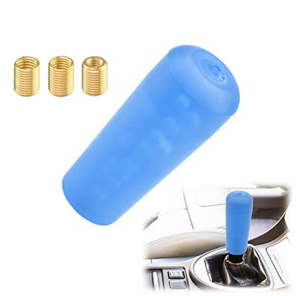 EZAUTO WRAP Blue Shift Knob Stick Frosted Matte Crystal Bubble Long Throw Gear Shifter 10cm - color: Matte Blue, size: 10cm