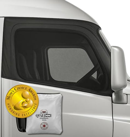 XXXXL/Truck Side Window Sun Shade (9 Sizes) - Front or Rear Slip-On Screens for Sun, Heat, Bugs & Privacy Protection, 2-Pack by Qualizzi - size: XXXXL