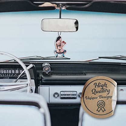 Funny Naughty Unique Car Air Fresheners Scented With Premium Oils By Fresh Fresheners (Sexy Women) - color: Sexy Women