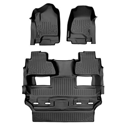 SMARTLINER Custom Fit Floor Liners - Fits 2015-2020 Chevrolet Tahoe - color: Chevrolet (Tahoe) 2015-2020