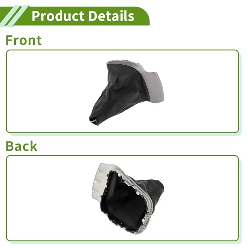 Gear Shift Stick Gaiter for Chevrolet Sonic 2012-2020 Car Black Gear Stick Knob Cover Boot Shift Cover Faux Leather 1 Pc
