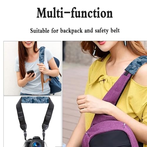 Fishing Camo Car Seat Belt Pad Cover Soft Universal Car Seat Belt Pads Cover Anti-Slip Shoulder Strap Protect Interior Automotive for Most Vehicle, SUV, Truck, Cars - color: Fishing Camo