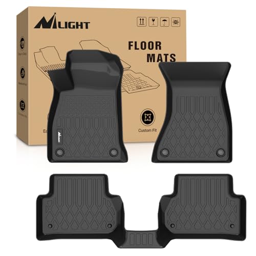 Nilight TPE Floor Mats for Audi A4 S4 2017 2018 2019 2020 2021 2022 2023 2024 2025 All Weather Custom Fit Heavy Duty Floor Liners - color: 2017-2025 Audi A4