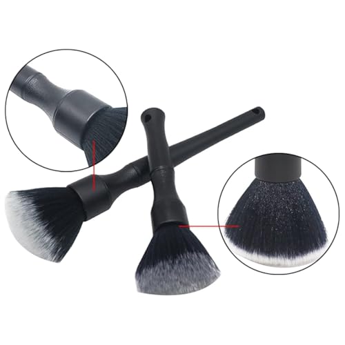 Car Interior Detailing Brush, Ultra-Soft Car Detailing Dusting Brush,Car Interior Cleaning Tool,Auto Detail Brushs Car Dash Duster Brushs for Exterior, Interior Panels, Emblems, Badges, Gauge Cluster