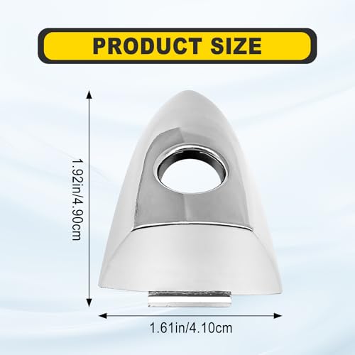 Front Left Driver Side Door Handle Lock Bezel Cap Key Hole Trim Compatible with H0nda Accord 2013-2017, Clarity 4 Door 2017-2018 etc, Door Handle Key Hole Bezel Cover Replaces OE# 72184T2AG21
