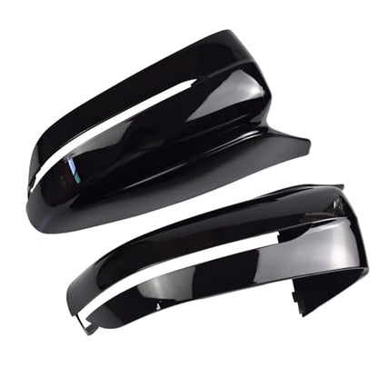 AJHLJ® Black Rearview Mirror Cover Side Mirror Covers Caps for BMW 3 4 5 7 8 Series G20 G21 G22 G23 G26 G30 G31 G11 G12 G14 G15 G16 2017-2021 (Glossy Black) - color: Glossy Black