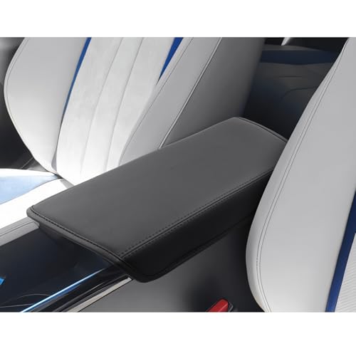 CDEFG for 2025 2026 Acura ADX Center Console Cover for 2025 2026 Acura ADX Accessories Armrest Cover ADX Middle Console Pad Arm Rest Cushion Leather Cover - color: Thin Leather for 2025 2026 ADX