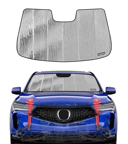 Pigenius Windshield Sun Shade for Acura RDX 2019-2026, Reversible Silver/Black - color: AstraGuard, size: 2019-2024 RDX
