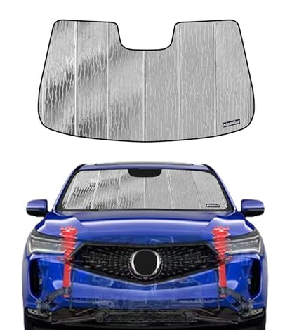 Pigenius Windshield Sun Shade for Acura RDX 2019-2026, Reversible Silver/Black - color: AstraGuard, size: 2019-2024 RDX