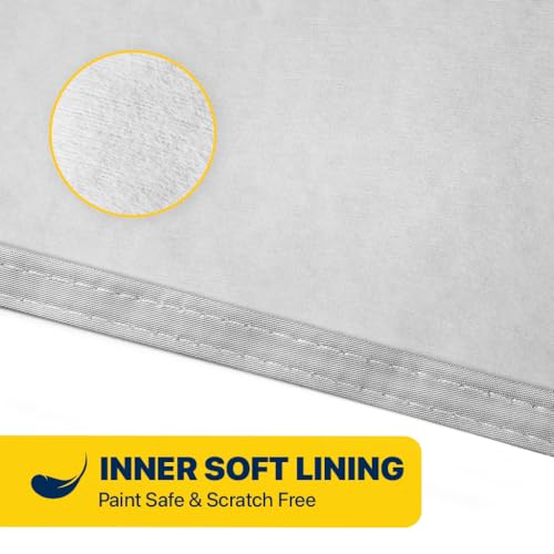 Seal Skin Covers Waterproof Car Cover for Sedan, All Weather UV Protection, Windproof Straps, Dustproof, Soft Cotton Lining, Outdoor Automobile Cover with Mirror Pockets(194"-208" L X 59" H) - size: C4 Sedan 194"-208"L X 59"H