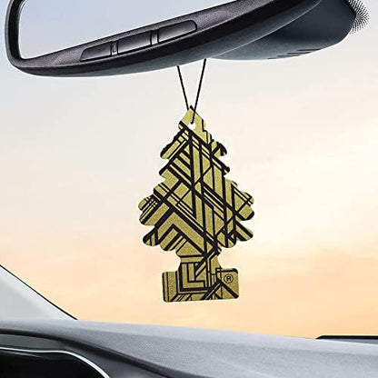 LITTLE TREES Car Air Freshener | Hanging Tree Provides Long Lasting Scent for Auto and Home | 24 Air Fresheners |Gold - color: Gold