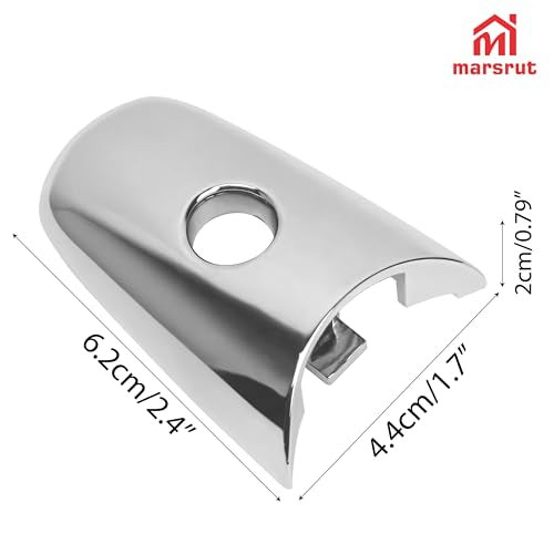 Door Handle Cover Fit for NISSAN Armada 2017-2020 80646-1BA0A for Infiniti QX60 QX70 QX80 2014-2019 EX35 FX35 FX50 QX50 QX56, Left Driver Front Outside Exterior Car Door Handle Escutcheon with Keyhole