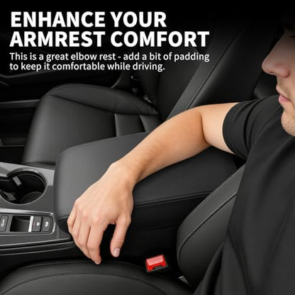 Center Console Armrest Cover Compatible with Honda Civic 2012-2015 Accessories, Premium Leather Arm Rest Cover Pad, Car Middle Console Cover (Black) - size: 2012-2015 Honda Civic