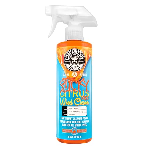 Chemical Guys CLD10516 Sticky Citrus Wheel Cleaner Gel, (Safe For All Wheel Types) Works on Cars, Trucks, SUVs, Motorcycles, RVs & More, 16 fl oz - size: 16 Fl Oz (Pack of 1), style: Sticky Citrus Only