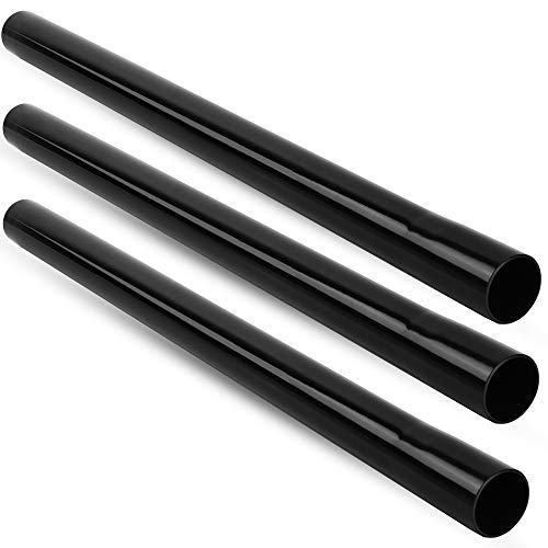 1.25 Inch Vacuum Extension Wands, 32mm Vacuum Accessories & Attachments | 15.75" Extension Wand Vacuum Pipe Tubes for Shop Vac, Wet/Dry Vacuums, and More| with 1-1/4" Fitting (3 Pack) - color: 3 Pack
